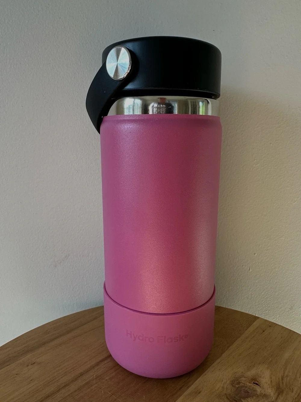 HydroFlask 16oz Wide Mouth Bottle with Flex Cap Lid and Silicone Boot